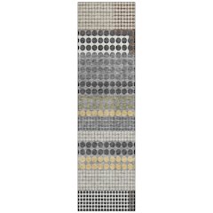 Machine Washable Indoor/Outdoor Chantille ACN2445 Black 2'3" x 7'6" Runner Rug