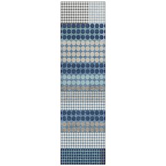 Machine Washable Indoor/Outdoor Chantille ACN2445 Blue 2'3" x 7'6" Runner Rug