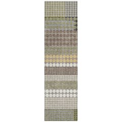 Machine Washable Indoor/Outdoor Chantille ACN2445 Green 2'3" x 7'6" Runner Rug
