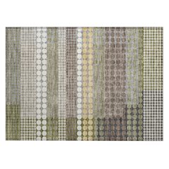 Machine Washable Indoor/Outdoor Chantille ACN2445 Green 1'8" x 2'6" Rug