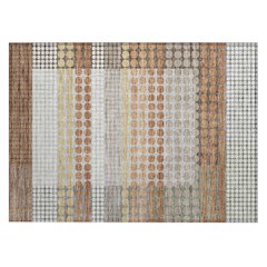 Machine Washable Indoor/Outdoor Chantille ACN2445 Orange 1'8" x 2'6" Rug