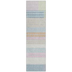 Machine Washable Indoor/Outdoor Chantille ACN2445 Blue 2'3" x 7'6" Runner Rug