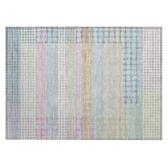 Machine Washable Indoor/Outdoor Chantille ACN2445 Blue 1'8" x 2'6" Rug