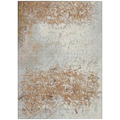 Machine Washable Indoor/Outdoor Chantille ACN2449 Orange 2'6" x 3'10" Rug