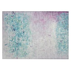 Machine Washable Indoor/Outdoor Chantille ACN2449 Teal 1'8" x 2'6" Rug