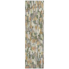 Machine Washable Indoor/Outdoor Chantille ACN2451 Green 2'3" x 7'6" Runner Rug