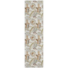 Machine Washable Indoor/Outdoor Chantille ACN2454 Ivory 2'3" x 7'6" Runner Rug