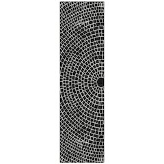 Machine Washable Indoor/Outdoor Chantille ACN2455 Black 2'3" x 7'6" Runner Rug