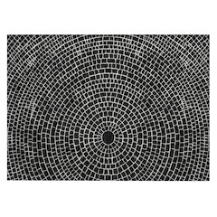 Machine Washable Indoor/Outdoor Chantille ACN2455 Black 1'8" x 2'6" Rug