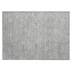 Machine Washable Indoor/Outdoor Chantille ACN2455 Gray 1'8" x 2'6" Rug