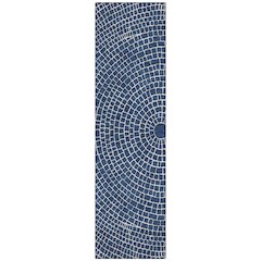 Machine Washable Indoor/Outdoor Chantille ACN2455 Blue 2'3" x 7'6" Runner Rug