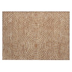 Machine Washable Indoor/Outdoor Chantille ACN2455 Orange 1'8" x 2'6" Rug