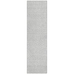 Machine Washable Indoor/Outdoor Chantille ACN2455 Gray 2'3" x 7'6" Runner Rug