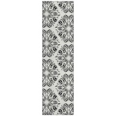 Machine Washable Indoor/Outdoor Chantille ACN2456 Ivory 2'3" x 7'6" Runner Rug