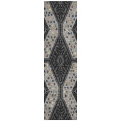Machine Washable Indoor/Outdoor Chantille ACN2457 Gray 2'3" x 7'6" Runner Rug
