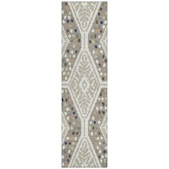 Machine Washable Indoor/Outdoor Chantille ACN2457 Ivory 2'3" x 7'6" Runner Rug