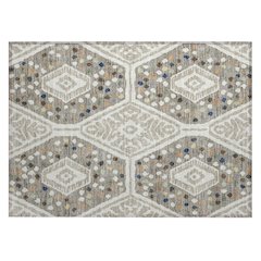 Machine Washable Indoor/Outdoor Chantille ACN2457 Ivory 1'8" x 2'6" Rug