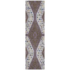 Machine Washable Indoor/Outdoor Chantille ACN2457 Purple 2'3" x 7'6" Runner Rug