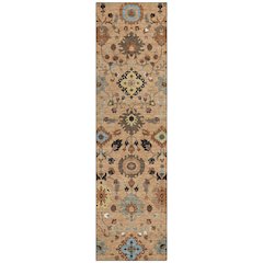 Machine Washable Indoor/Outdoor Chantille ACN2458 Orange 2'3" x 7'6" Runner Rug