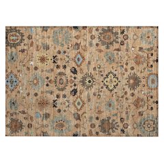 Machine Washable Indoor/Outdoor Chantille ACN2458 Orange 1'8" x 2'6" Rug