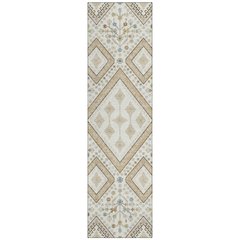 Machine Washable Indoor/Outdoor Chantille ACN2459 Ivory 2'3" x 7'6" Runner Rug