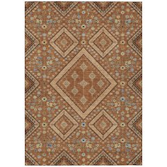 Machine Washable Indoor/Outdoor Chantille ACN2459 Orange 2'6" x 3'10" Rug