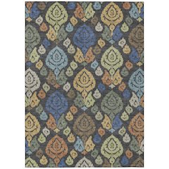 Machine Washable Indoor/Outdoor Chantille ACN2460 Gray 2'6" x 3'10" Rug