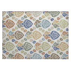 Machine Washable Indoor/Outdoor Chantille ACN2460 Ivory 1'8" x 2'6" Rug