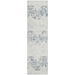 Machine Washable Indoor/Outdoor Chantille ACN2461 Ivory 2'3" x 7'6" Runner Rug