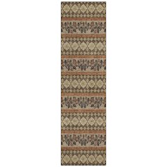 Machine Washable Indoor/Outdoor Chantille ACN2465 Brown 2'3" x 7'6" Runner Rug
