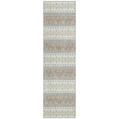 Machine Washable Indoor/Outdoor Chantille ACN2465 Ivory 2'3" x 7'6" Runner Rug