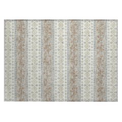 Machine Washable Indoor/Outdoor Chantille ACN2465 Ivory 1'8" x 2'6" Rug