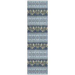 Machine Washable Indoor/Outdoor Chantille ACN2465 Blue 2'3" x 7'6" Runner Rug