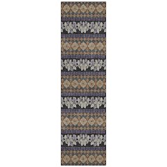 Machine Washable Indoor/Outdoor Chantille ACN2465 Purple 2'3" x 7'6" Runner Rug
