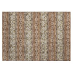 Machine Washable Indoor/Outdoor Chantille ACN2465 Orange 1'8" x 2'6" Rug