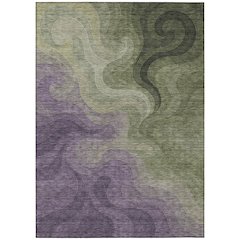 Machine Washable Indoor/Outdoor Chantille ACN2468 Purple 2'6" x 3'10" Rug