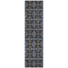 Machine Washable Indoor/Outdoor Chantille ACN2469 Black 2'3" x 7'6" Runner Rug