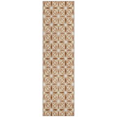Machine Washable Indoor/Outdoor Chantille ACN2469 Orange 2'3" x 7'6" Runner Rug