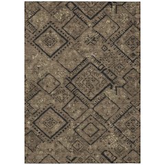 Machine Washable Indoor/Outdoor Chantille ACN2470 Brown 2'6" x 3'10" Rug