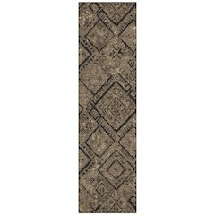 Machine Washable Indoor/Outdoor Chantille ACN2470 Brown 2'3" x 7'6" Runner Rug