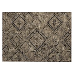 Machine Washable Indoor/Outdoor Chantille ACN2470 Brown 1'8" x 2'6" Rug
