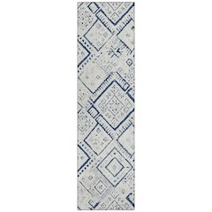Machine Washable Indoor/Outdoor Chantille ACN2470 Ivory 2'3" x 7'6" Runner Rug
