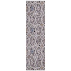Machine Washable Indoor/Outdoor Chantille ACN2471 Ivory 2'3" x 7'6" Runner Rug