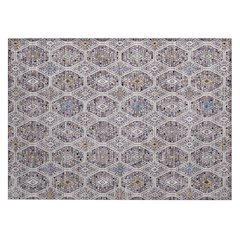 Machine Washable Indoor/Outdoor Chantille ACN2471 Ivory 1'8" x 2'6" Rug