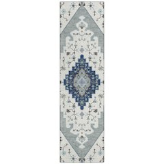 Machine Washable Indoor/Outdoor Chantille ACN2472 Ivory 2'3" x 7'6" Runner Rug