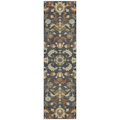 Machine Washable Indoor/Outdoor Chantille ACN2473 Gray 2'3" x 7'6" Runner Rug