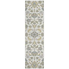 Machine Washable Indoor/Outdoor Chantille ACN2473 Ivory 2'3" x 7'6" Runner Rug