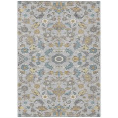 Machine Washable Indoor/Outdoor Chantille ACN2473 Gray 2'6" x 3'10" Rug