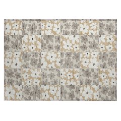 Machine Washable Indoor/Outdoor Chantille ACN2476 Brown 1'8" x 2'6" Rug