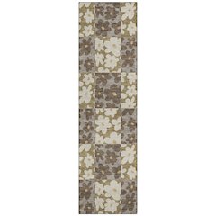 Machine Washable Indoor/Outdoor Chantille ACN2476 Brown 2'3" x 7'6" Runner Rug